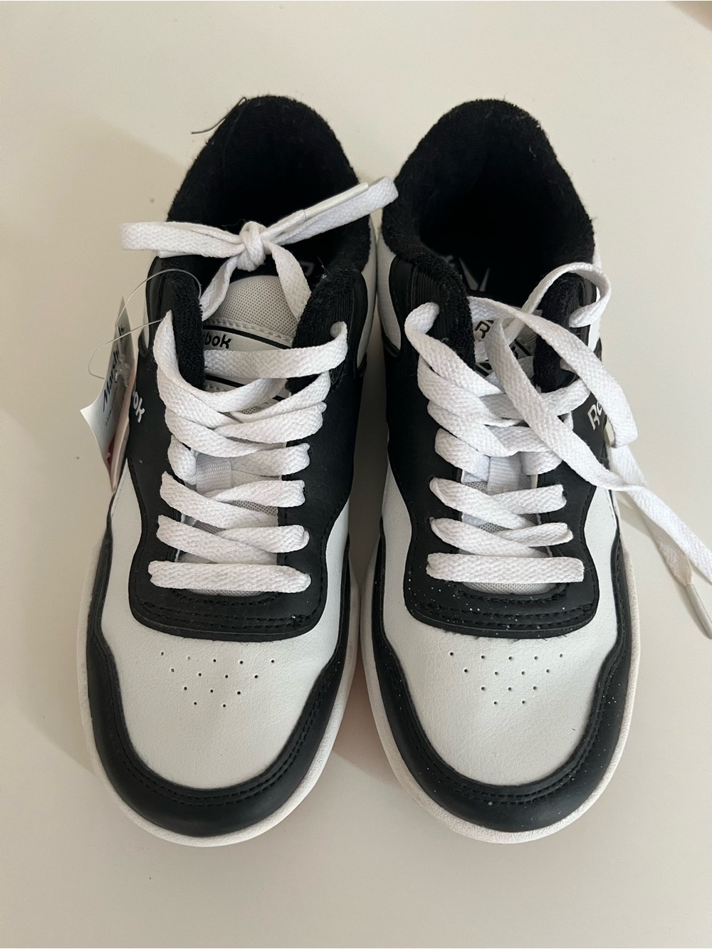 Reebok Kids Two-Tone Black and White Casual Sneakers